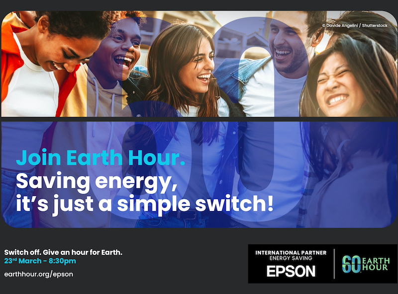 เอปสัน หนุนกิจกรรมสิ่งแวดล้อมโลก “Earth Hour 2024”