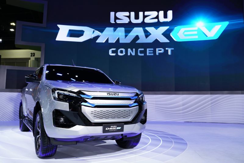 อีซูซุโชว์ รถปิกอัพไฟฟ้าต้นแบบ “Isuzu D-Max EV Concept”