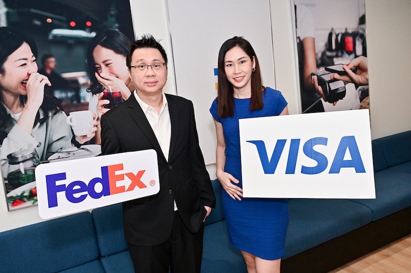 FedEx ผนึกกำลัง Visa ดันธุรกิจไทยโตรุกตลาดโลก